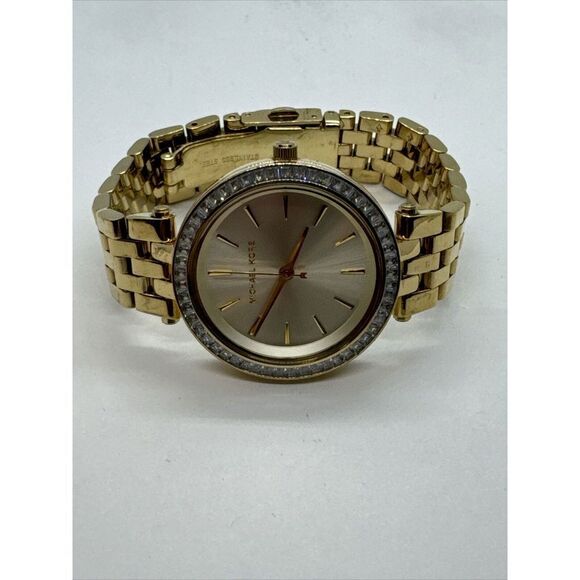 Michael Kors Mini Darci MK3365 Women Gold Analog Dial Quartz Wrist Watch JNA281
